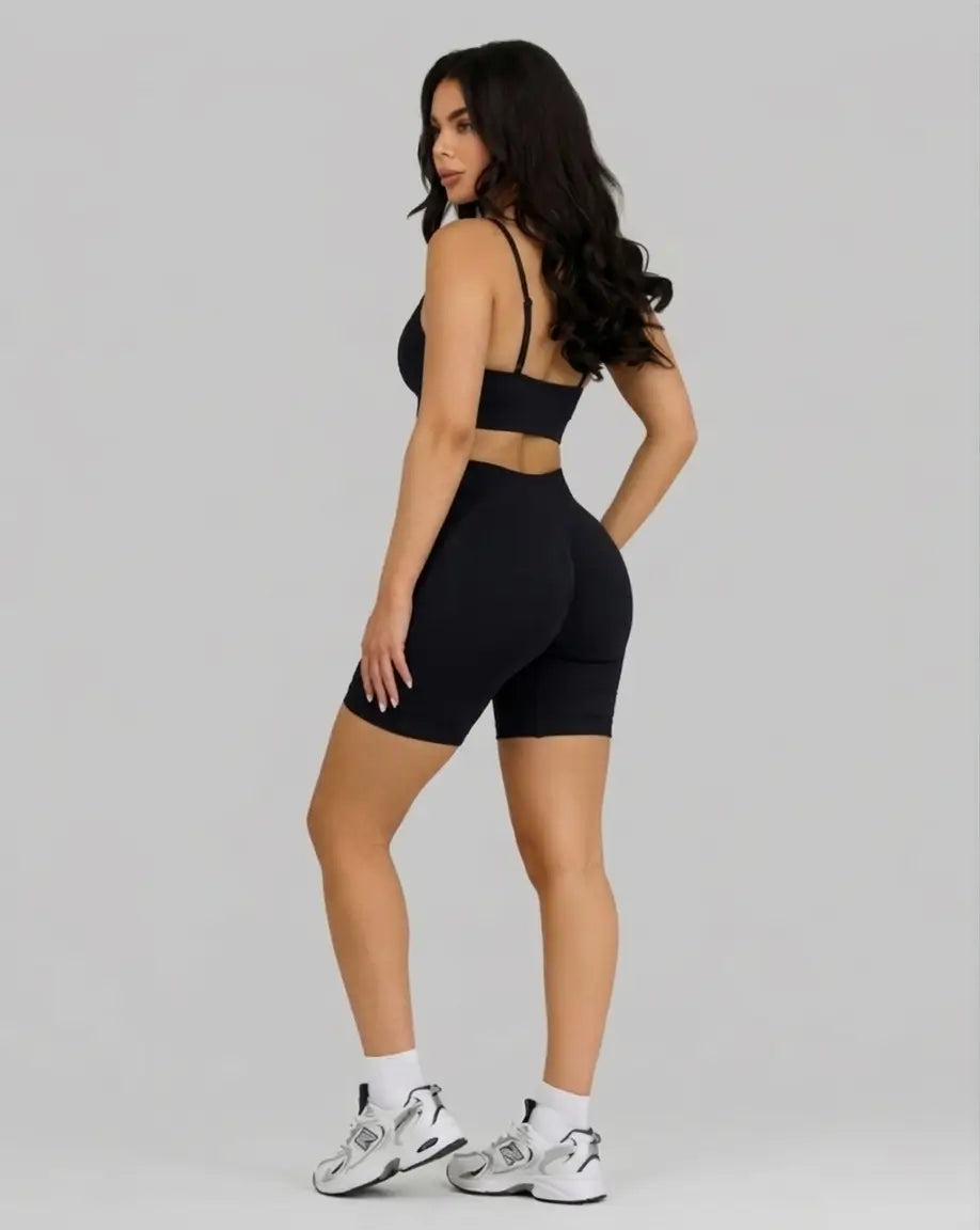 Olympo™ Shorts Moldeadores Con Efecto Fruncido